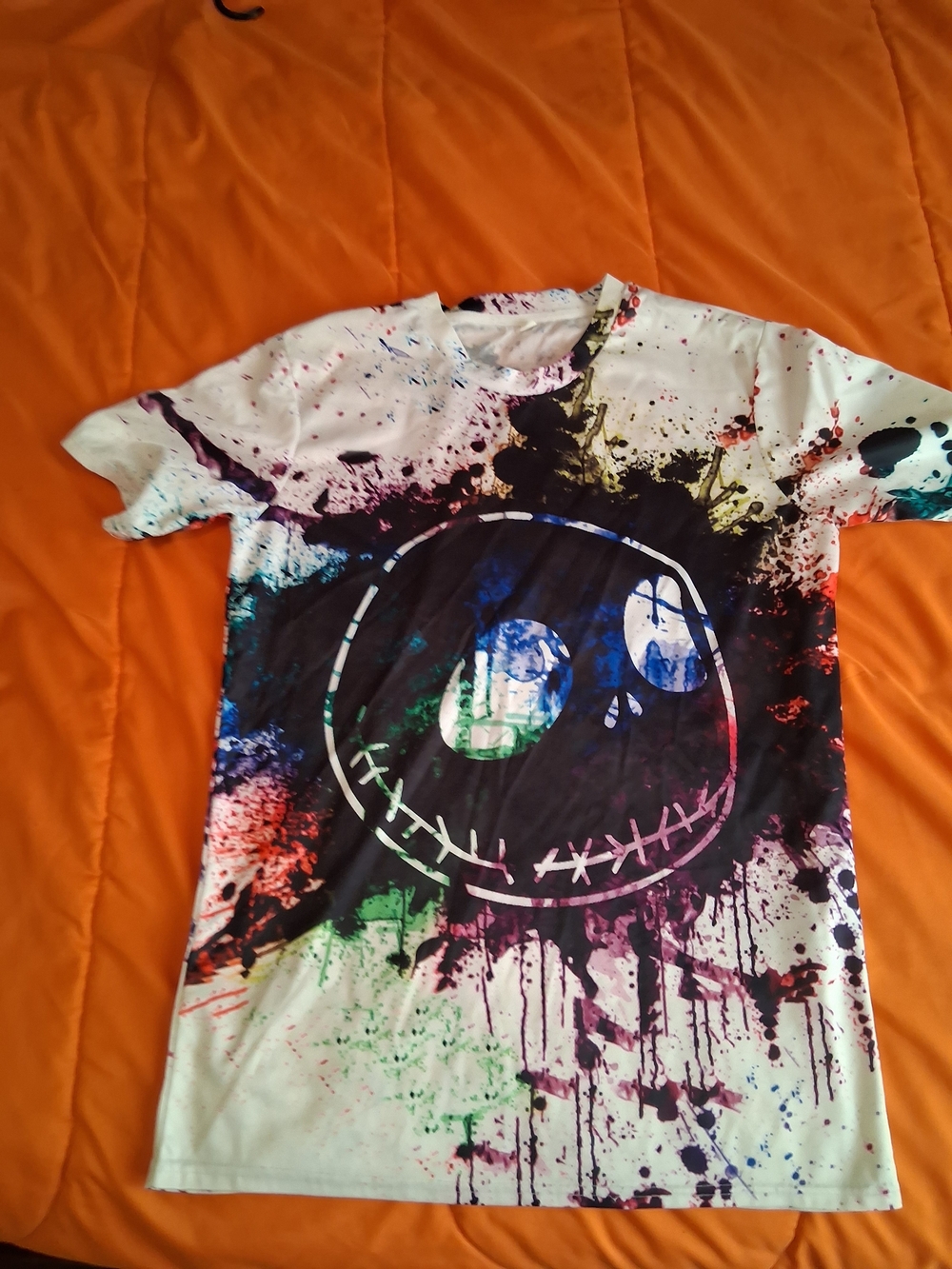 The Nightmare Before Christmas Unisex  Jack Skellington Splatter T-shirt